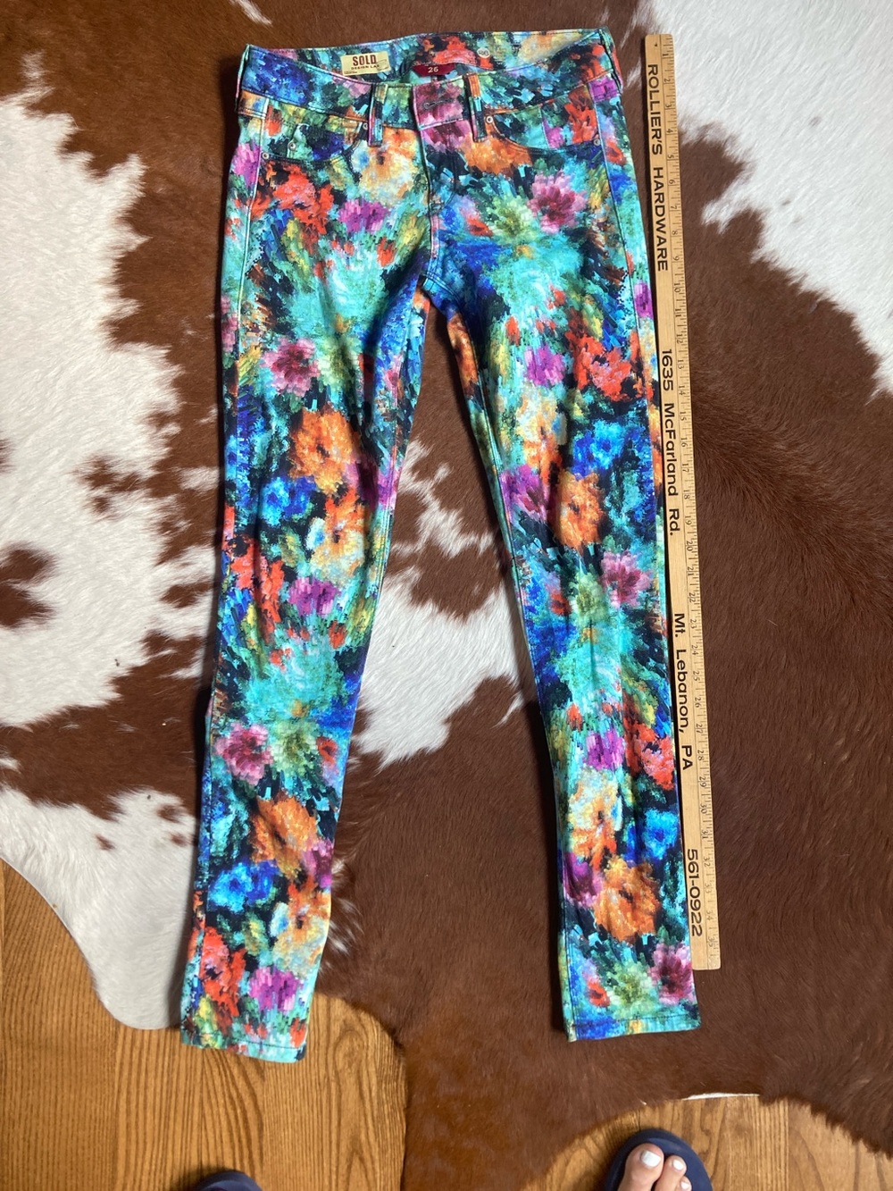 SOLD design lab denim stretch jean pant